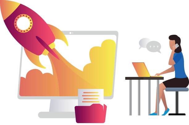 istock The girl is working on a business startup. 2047976659