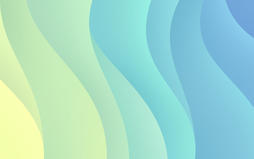 Smooth gradient wave abstract background pastel layers.