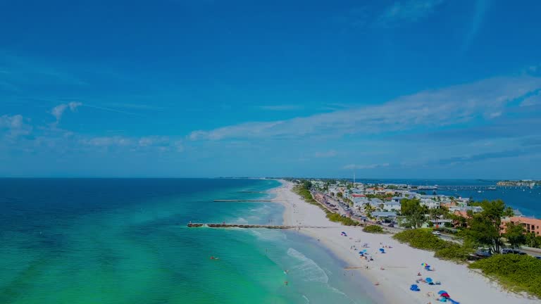 Anna Maria Island Florida Drone Shot