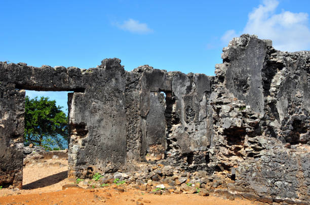 ruiny fortu frederik henrik, vieux grand port, mauritius - c17 zdjęcia i obrazy z banku zdjęć