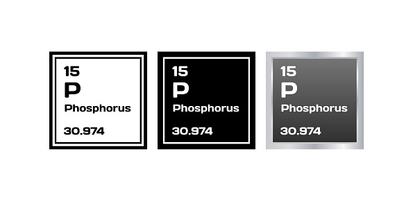 P Element Pure P Phosphorus Chemical Element P Chemical Element Plates Flat And ...