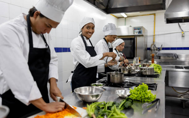 istock Happy student smiling in a cooking class 2048177037