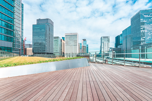 Office park of the Tokyo business district