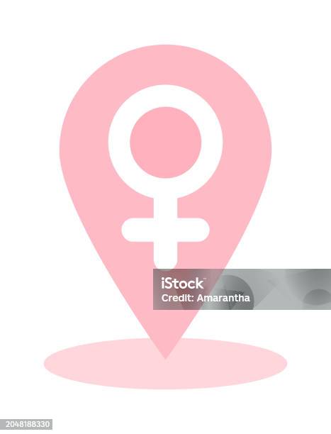 Pinkmap Pin Pink Map Pin Stock Illustration - Download Image Now - Computer Graphic ...