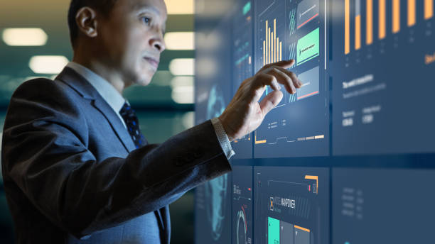istock Modern business information technology and invesment analysis 2048208473