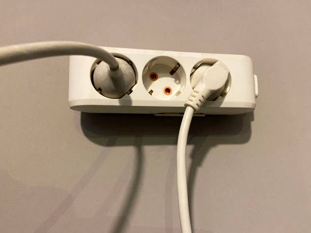 istock Electric sockets and electric plugs 2048208481