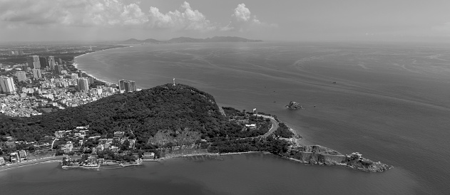 Aerial view of Vung Tau coastal city, Ba Ria Vung Tau province