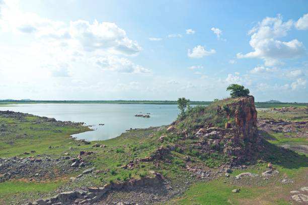 istock landscape with lake and clouds 2048251912