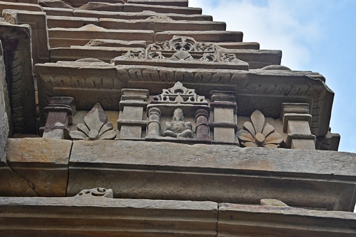 Architectural part of Khajuraho Group of Monuments | UNESCO World Heritage Site, Madhya Pradesh, India