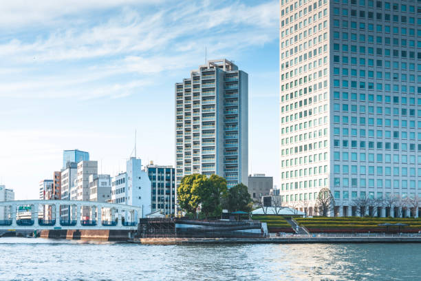 istock Sumida river and high-rise buildings in Tokyo 2048264256