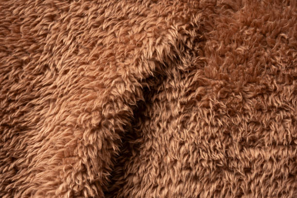 istock Texture of a brown faux fur as a background. 2048314506