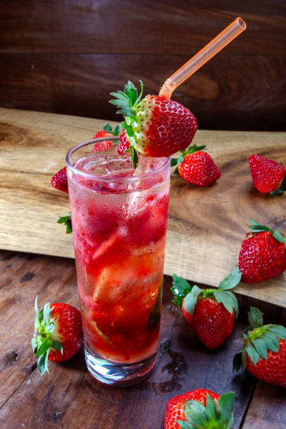 istock Strawberry cocktail with fresh fruit and ice 2048318710