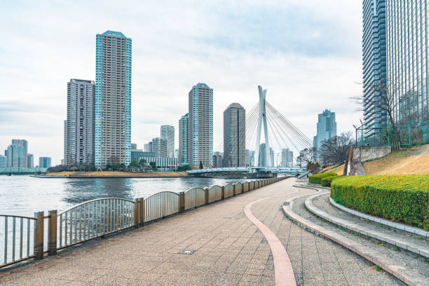 Chuo-Ohashi Bridge, Sumida River, Tsukuda Area