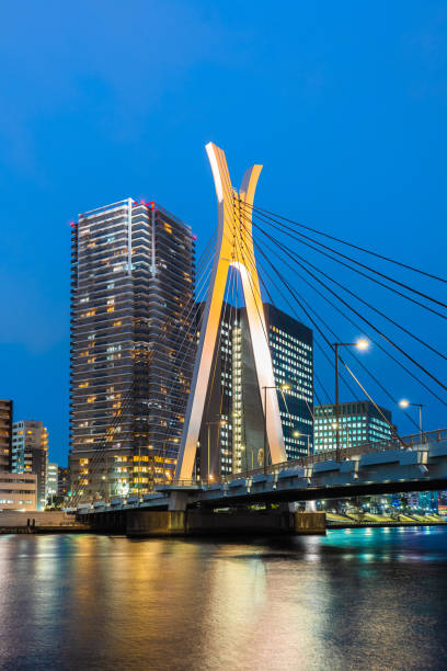 istock Chuo-Ohashi Bridge and sumida river in Tokyo at night 2048354450