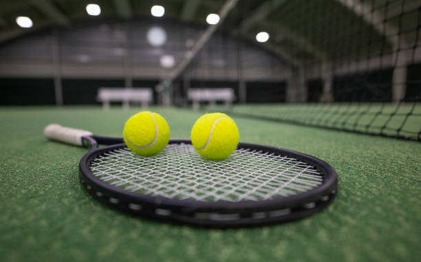 istock Tennis Racket With Tennis Ball 2048381862
