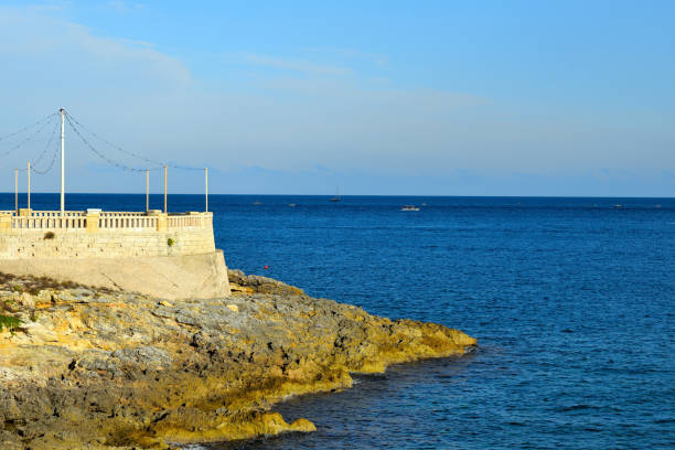 coastal panorama in Santa Maria di Leuca Italy