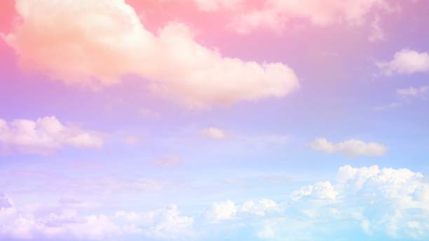 istock rainbow gradient background  Soft pastel colors and delicate combinations of purple, pink, blue, orange, yellow.  and the beauty of the natural twilight sky. 2048416816