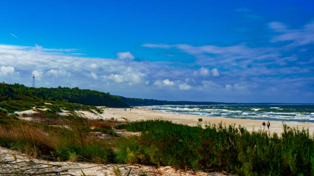 istock A very long beach with clean sand stretches along the Baltic Sea. 2048507281