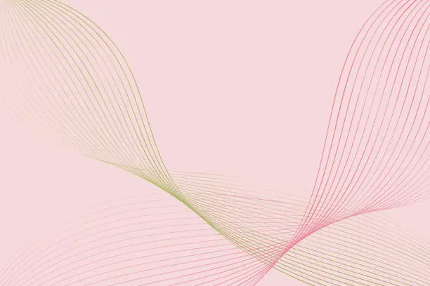 Vector illustration of Pink Background With Lines