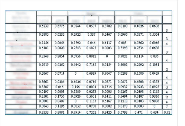 istock Modern table layout template with highlighted row. Flat design, easy to use for your website or presentation. 2048551973