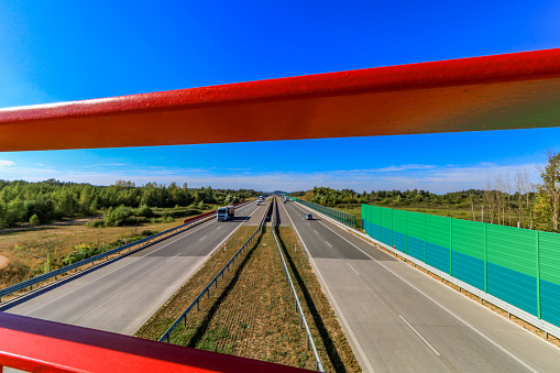 Amber Motorway in Poland, expressway, toll motorway in Poland Europe