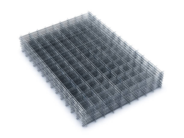 istock Metal net isolated on the white background. 3d rendering 2048605020