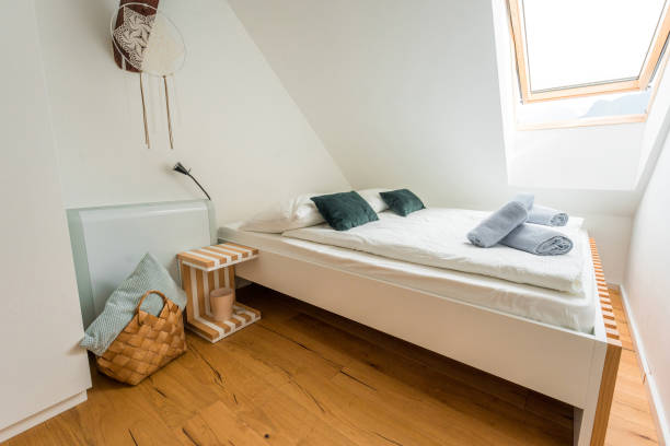 istock Minimalist Modern Apartment Bedroom Interior 2048613952