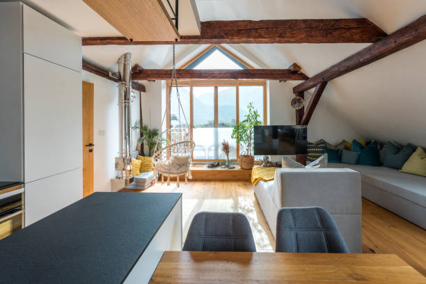 istock Stylish Modern Apartment Interior with Ample Natural Light 2048613956