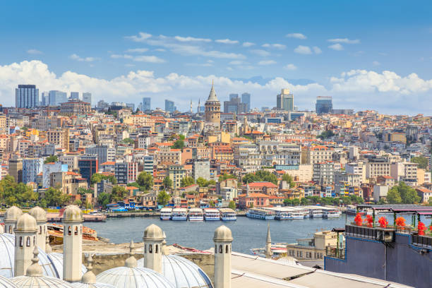 istock Panoramic view of istanbul skyline in Turkiye 2048624964