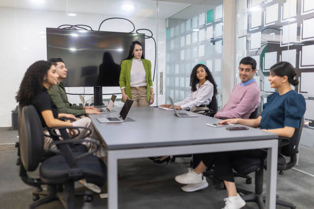 istock Board members giving their point of view 2048633219