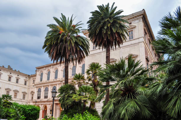 palazzo barberini palace in rome, italy - palazzo barberini стоковые фото и изображения