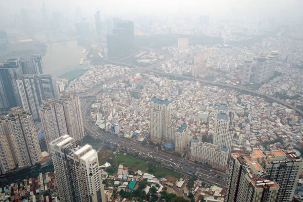 istock High angle view over Ho Chi Minh city, Vietnam 2048645772