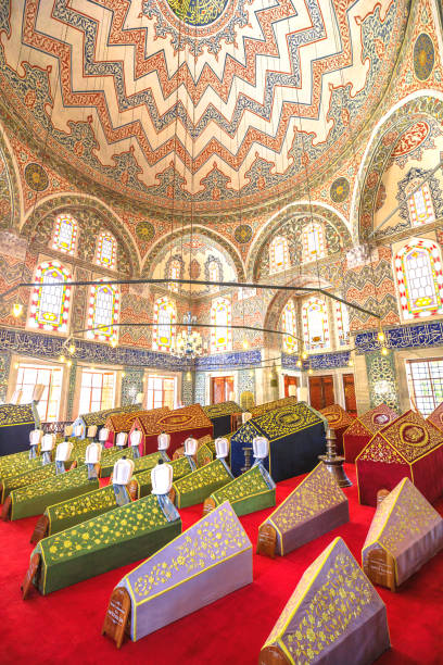 imperial tombs in istanbul mosque hagia sophia - sultan selim ii imagens e fotografias de stock