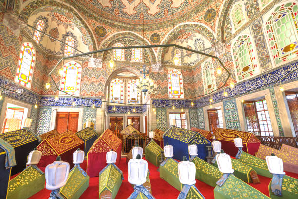 mosque hagia sophia sultans tombs in istambul - sultan selim ii imagens e fotografias de stock