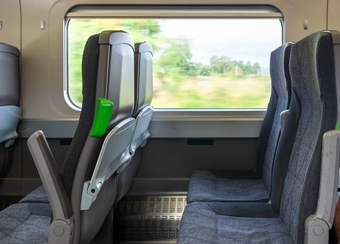 Window Seats In A Train Carriage
