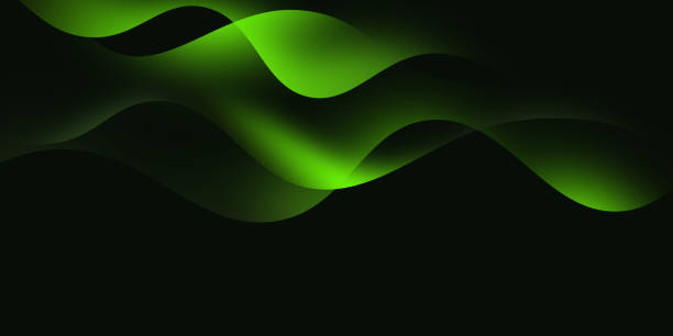 Liquid abstract banner design. Fluid Green shaped background. Modern Graphic Template Banner pattern for social media and web sites