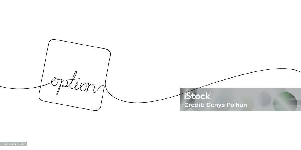 Option Button One Line Stock Illustration - Download Image Now ...