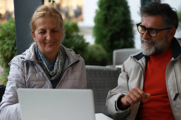 istock Senior couple shopping and pay online 2049006839