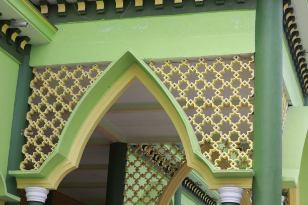 istock The interior of the mosque is green 2049115569