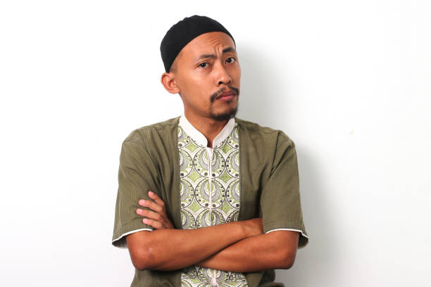 istock Thoughtful Indonesian Muslim Man, Crossed Arms 2049195738