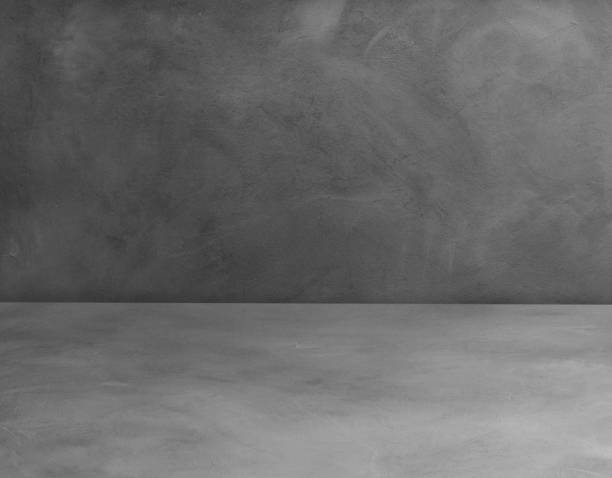 istock The room has a cement floor and empty cement walls. 2049242003