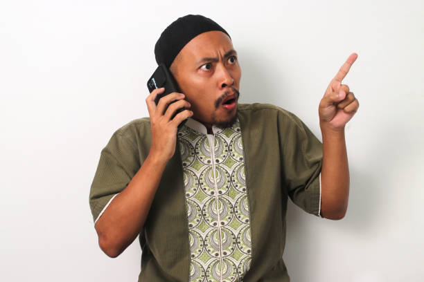 istock Indonesian Man, Surprised and Pointing, Wow, Look at This 2049264270