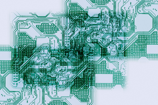 Printed circuit boards are used everywhere and are indispensable. We expressed the printed circuit board in an artistic way.