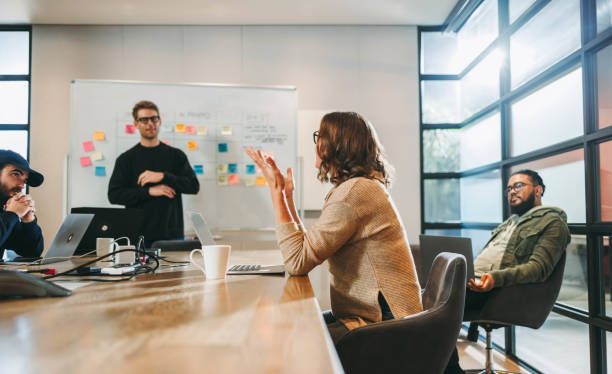 istock Productive business meeting: Creative collaboration and idea generation 2049671913