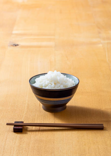 istock Freshly cooked rice, steaming new rice, Japanese staple food 2049686273