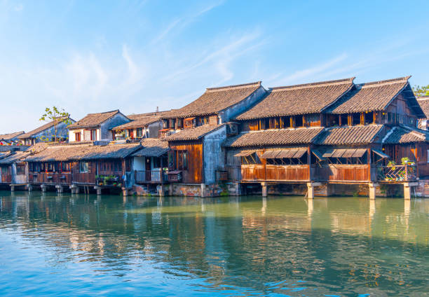 Wuzhen ancient town scenery in China
