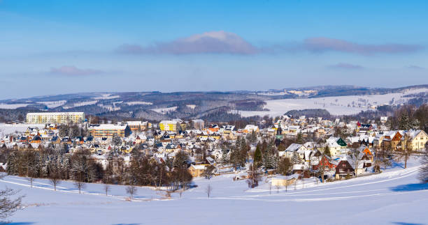 istock Panorama view Seiffen in Winter Saxony Germany ore mountains 2049725088