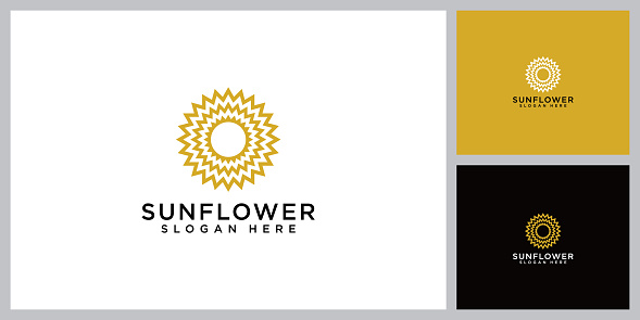 sun flower  vector design