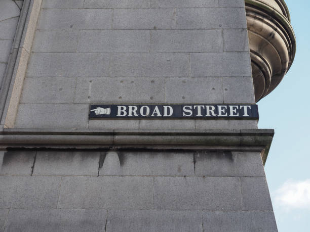 istock Broad Street sign in Aberdeen 2049820384