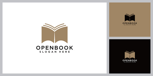 open book  vector design template